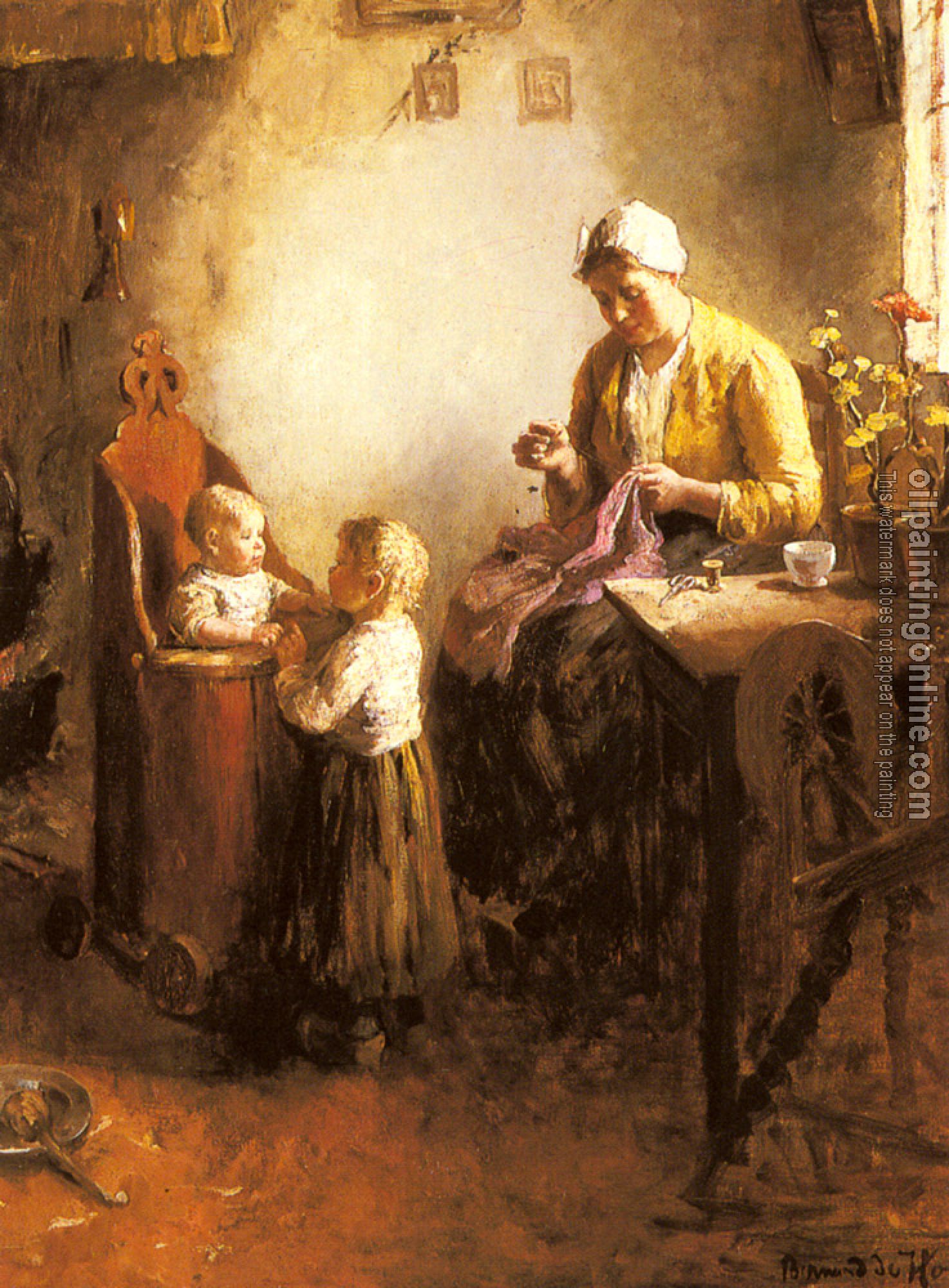 Bernard de Hoog - A Family In An Interior